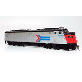 Rapido 28503 EMD E8 Amtrak #296 (Phase I; silver, red, blue, black; Arrow Logo) with DCC & Sound HO Scale