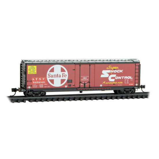 Micro-Trains 032 00 620 50' Standard Boxcar - ATSF Santa Fe Rd# 525249 N Scale