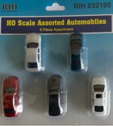 Rock Island Hobby RIH032100 Assorted Automobiles HO 032100