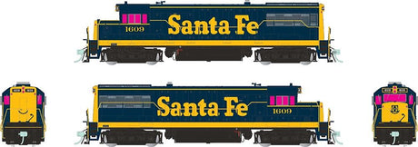 Rapido 35505 GE U25B Low Hood ATSF Santa Fe #1609 w/LokSound & DCC HO Scale