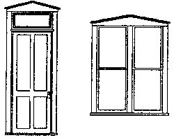 Image for 300-5259 Pointed Frnt Wndw/Door 2/