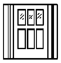 Image for 300-5071 Door Combine/Bag DRGW 4/