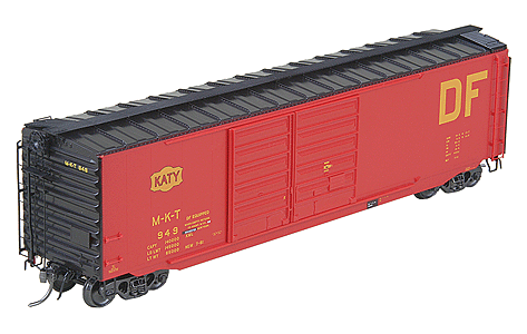 Kadee 6724 PS1 50' Boxcar MKT - Missouri Kansas Texas #949