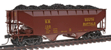 Kadee 7028 50' 2 Bay Open Hopper SB - South Buffalo Railroad Company #138 (Boxcar Red) HO Scale