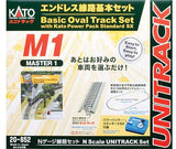 20852 Kato USA Inc / M1 Basic Oval Track Set  (SCALE=N)  Part # 381-20852