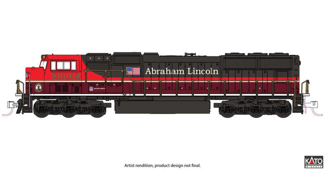 Image for 381-1761616DCC SD70M DCC UP 1616 Abe Lin