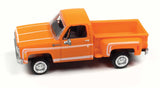 Classic Metal Works 30617 1976 Chevy Stepside Pickup - Tangier Orange HO Scale
