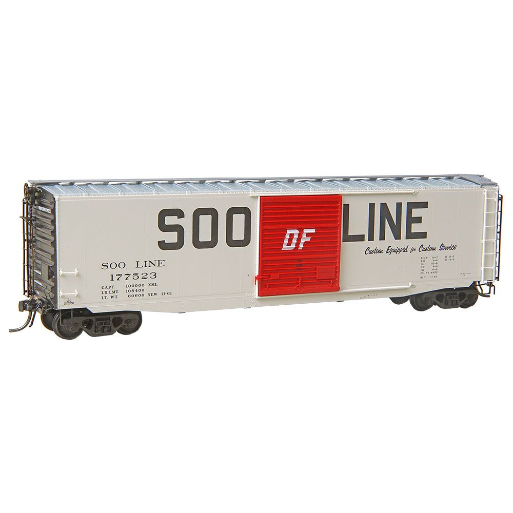 Kadee 6128 PS1 50' Boxcar SOO Line #177523 HO Scale