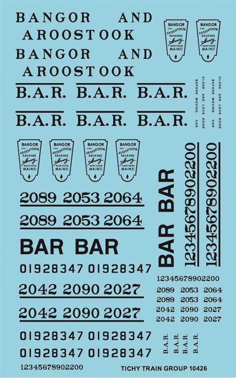 Image for 293-10426N BAR Roadname St Blk Decl