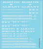 Image for 293-10405N Boston & Albany Roadnm Wh