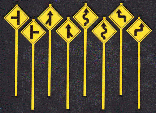 Image for 293-2073 Road Path Warn Signs 2 8/