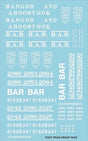 Image for 293-10425 BAR Roadname St Wht Decls