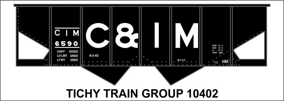 Image for 293-10402 C&IM 2 Bay Stl Hopper Dcl