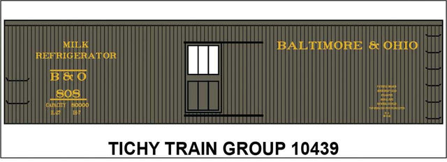 Image for 293-10439 B&O Milk Refgrtr Car Dcl