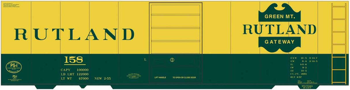 Image for 293-10293 40' Steel Boxcar RUT
