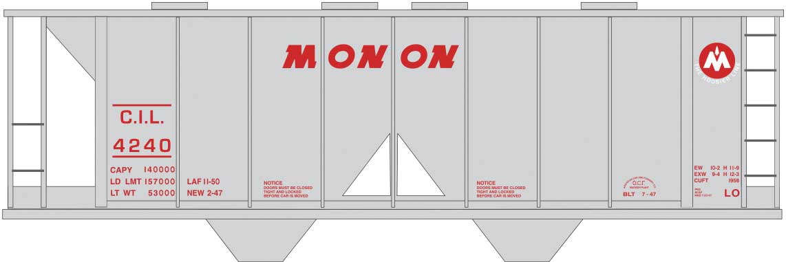 Image for 293-10263 Monon Covered Hopper