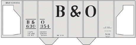 Image for 293-10070 B&O N-38 Hopper Car