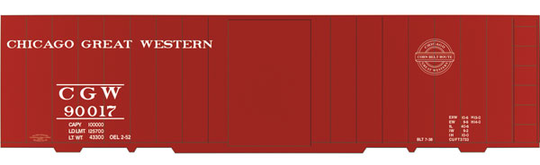 Image for 293-10099 CGW 40' Steel Boxcar