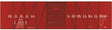 Image for 293-10167 GA SS Box Red w/White