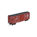 Kadee 6910 PS1 40' Boxcar Kadee® Diagram Car 6 Ft. Youngstown Boxcar Red & Black Roof HO Scale