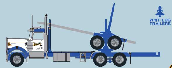 Image for 744-59002 Log Truck w/Trlr G.Whtkr2