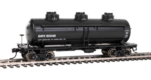 Walthers 1131 3 Dome Tank Car GATX #50048 HO Scale 910-1131