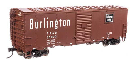 Walthers 910-1205 40' AAR Boxcar CB&Q Chicago Burlington & Quincy #60000 HO Scale