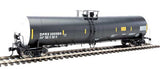 Walthers Mainline 910-1261 Trinity 25,000-Gallon Tank Car PBF Holding Co. DPRX #255989 (black, white, yellow conspicuity stripes) HO Scale