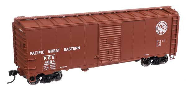 Walthers Mainline 910-1367 40' AAR Boxcar PGE Pacific Great Eastern #4004 HO Scale