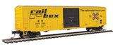 Walthers 910-1827 50' ACF Exterior Post Boxcar - BN - Railbox #249182 (Burlington Northern patch) HO Scale