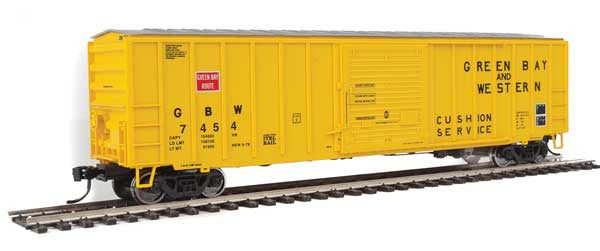 Walthers 910-1828 50' ACF Exterior Post Boxcar - GB&W - Green Bay & Western #7454 HO Scale