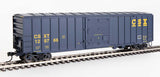 Walthers 910-1856 ACF Exterior Post Boxcar CSX Transportation #129766 (blue, yellow) HO Scale