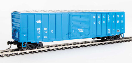 Walthers 910-1870c 50' ACF Exterior Post Boxcar Wisconsin & Southern #101570 (blue, white; Small Goose Logo) HO Scale