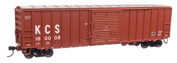 Walthers 910-1880 50' ACF Exterior Post Boxcar KCS Kansas City Southern #160008 (brown, white) HO Scale