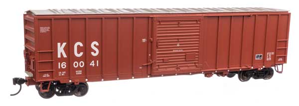 Walthers 910-1881 50' ACF Exterior Post Boxcar KCS Kansas City Southern #160041 (brown, white) HO Scale