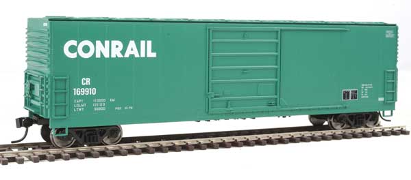 Walthers Mainline 910-1928 50' Boxcar Conrail #169910 (Jade Green, white) HO Scale