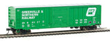 Walthers Mainline 910-2162 50' ACF Boxcar GRN Greenville & Northern #8027 (green, white) HO Scale