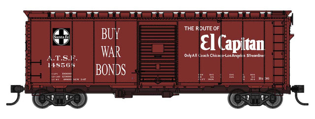 Image for 910-2743 40' 37 AAR Bcr ATSF 148568