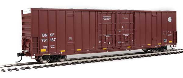 Walthers 910-2983 60' High Cube Plate F Boxcar BNSF #761167 HO