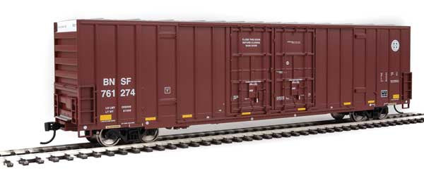 Walthers 910-2984 60' High Cube Plate F Boxcar BNSF #761274 HO Scale