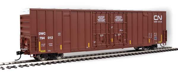 Walthers 910-2987 60' High Cube Plate F Boxcar DWC - CN Canadian National #794012 HO Scale