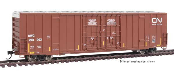 Walthers 910-3012 60' HC High Cube Plate F Boxcar CN Canadian National #794142 HO Scale