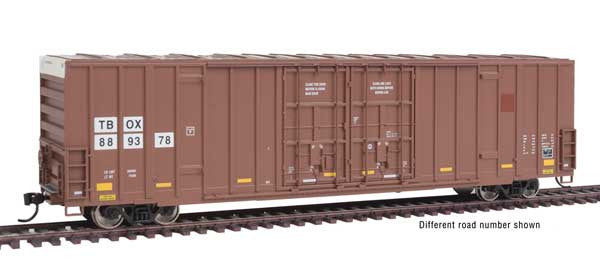 Walthers 910-3023 60' HC High Cube Plate F Boxcar TBOX #889444 HO Scale