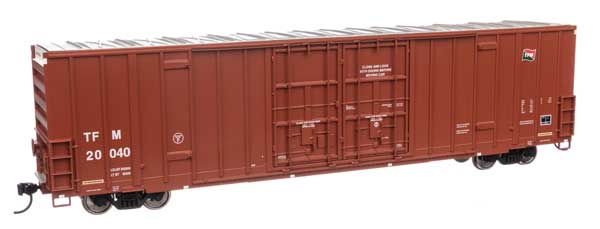 Walthers 910-3035 60' HC High Cube Plate F Boxcar TFM Transportacion Ferroviaria Mexicana #20040 HO Scale