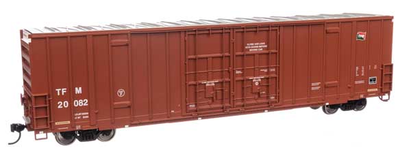 Walthers 910-3037 60' HC High Cube Plate F Boxcar TFM Transportacion Ferroviaria Mexicana #20082 HO Scale