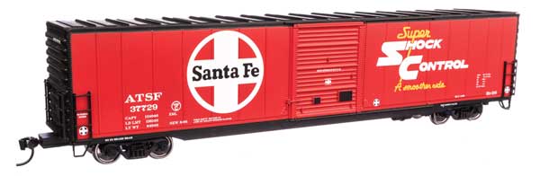 Walthers 910-3351 60' PS SD Auto Parts Boxcar ATSF Atchison, Topeka & Santa Fe #37729 HO Scale