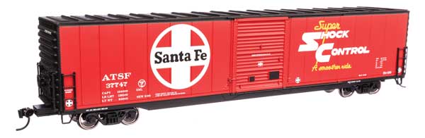 Walthers 910-3353 60' PS SD Auto Parts Boxcar ATSF Atchison, Topeka & Santa Fe #37747 HO Scale