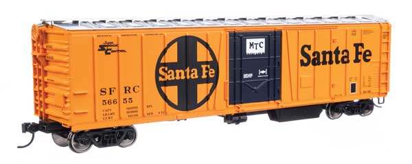 Walthers Mainline 910-3775 50' AAR Mechanical Refrigerator Car - SFRC Santa Fe #56655 HO Scale