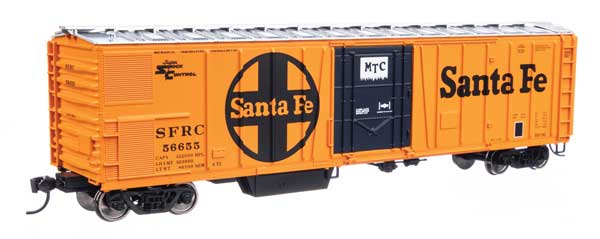 Walthers Mainline 910-3775 50' AAR Mechanical Refrigerator Car - SFRC Santa Fe #56655 HO Scale