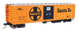 Walthers Mainline 910-3776 50' AAR Mechanical Refrigerator Car - SFRC Santa Fe #56664 HO Scale